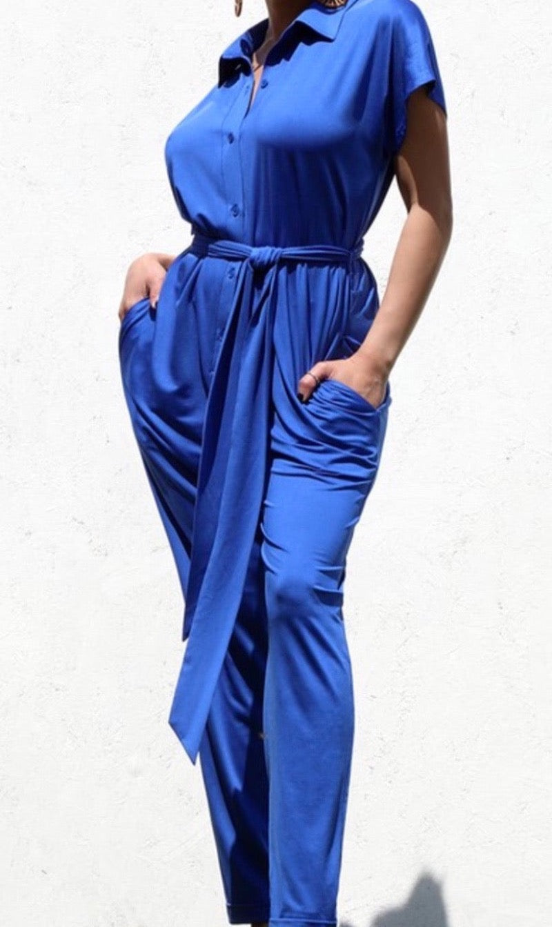 Azure Blue Jumpsuit