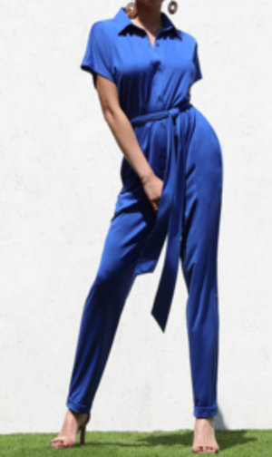 Azure Blue Jumpsuit