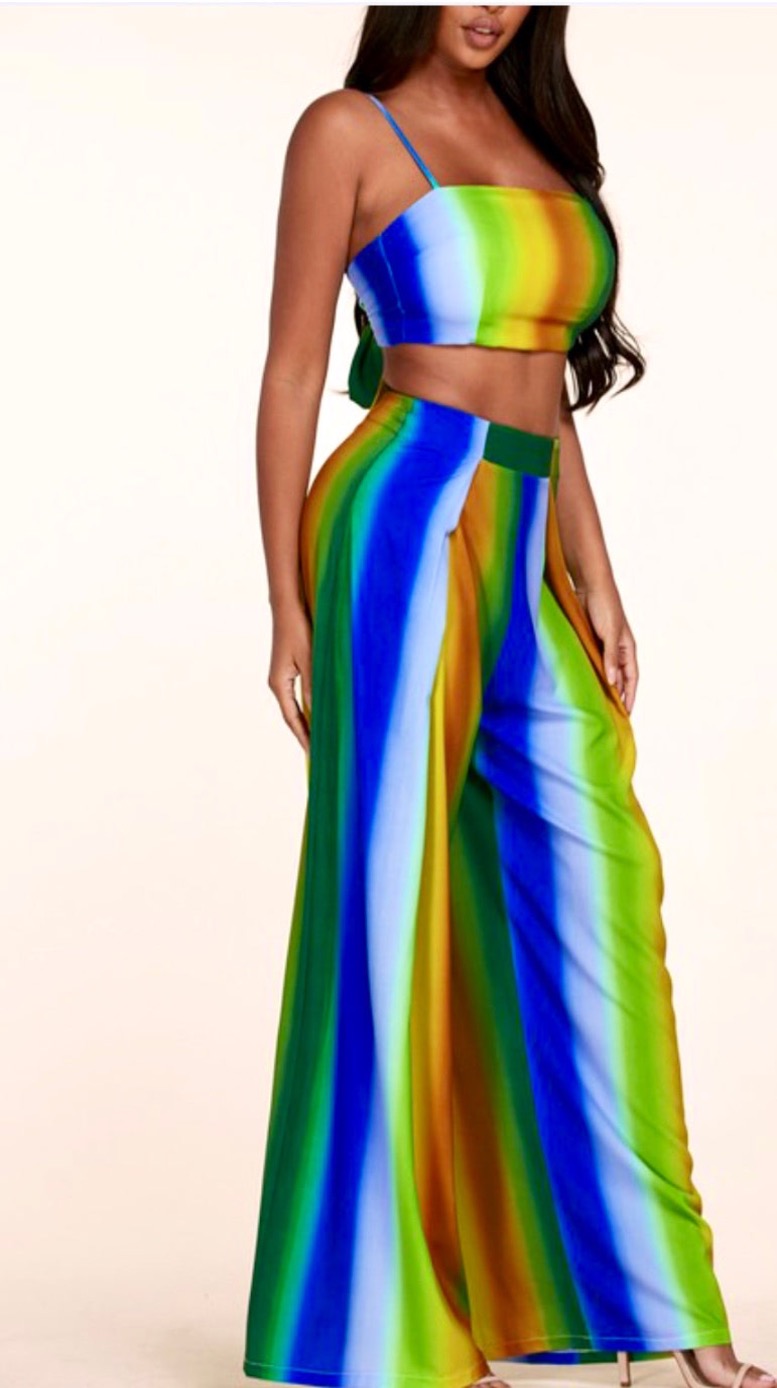 Ombre Two Piece Set